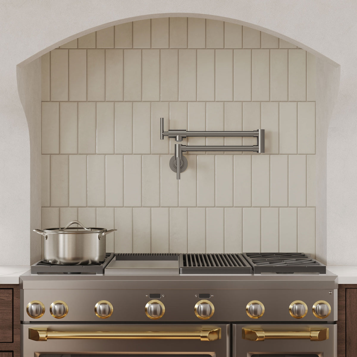 Two-Handle Wall-Mount Pot Filler