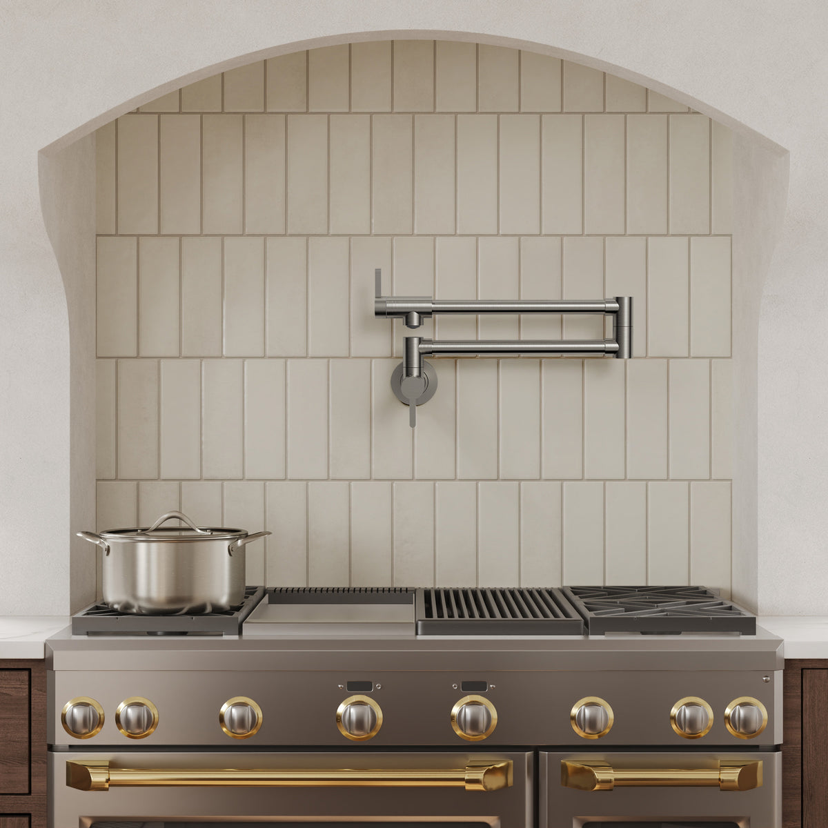 Two-Handle Wall-Mount Pot Filler