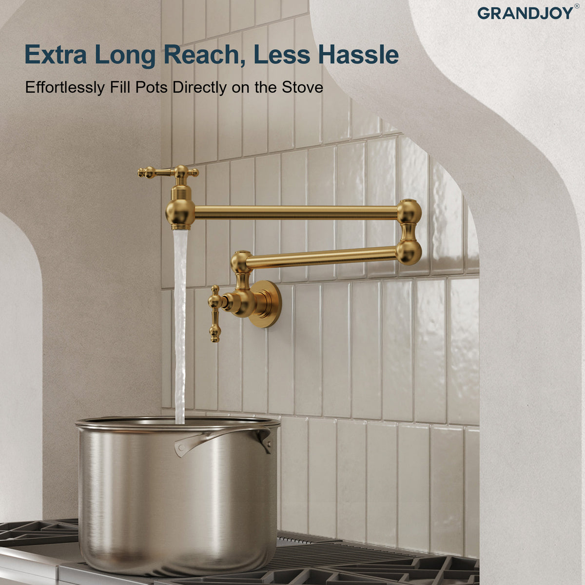 Two-Handle Wall-Mount Pot Filler