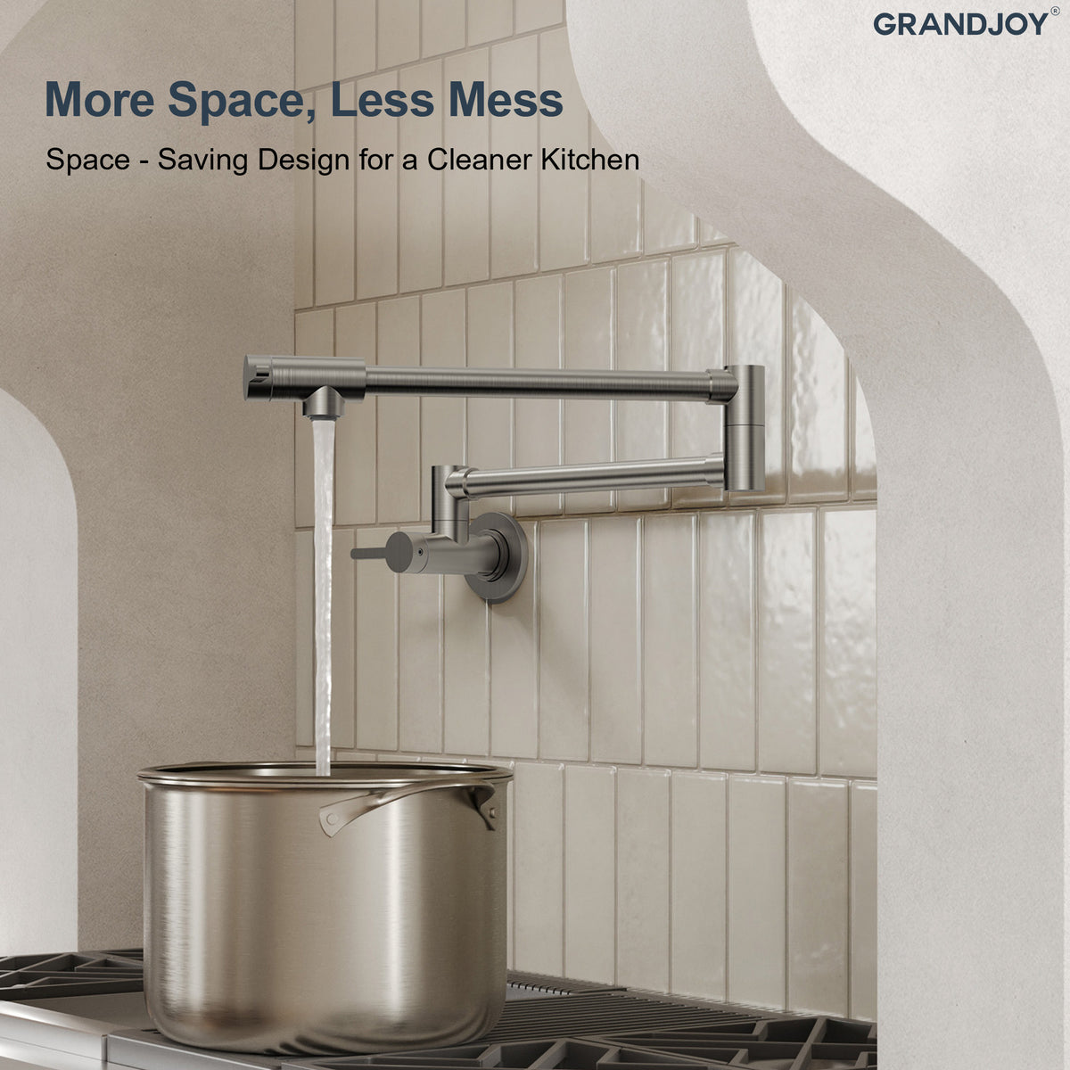 Two-Handle Wall-Mount Pot Filler
