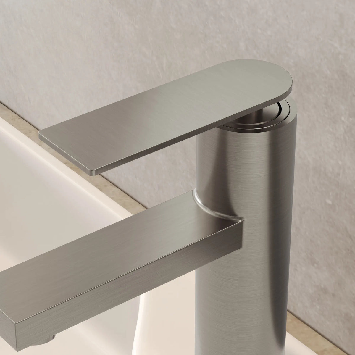 Single-Hole Bathroom Sink Faucet With Pop-Up Drain