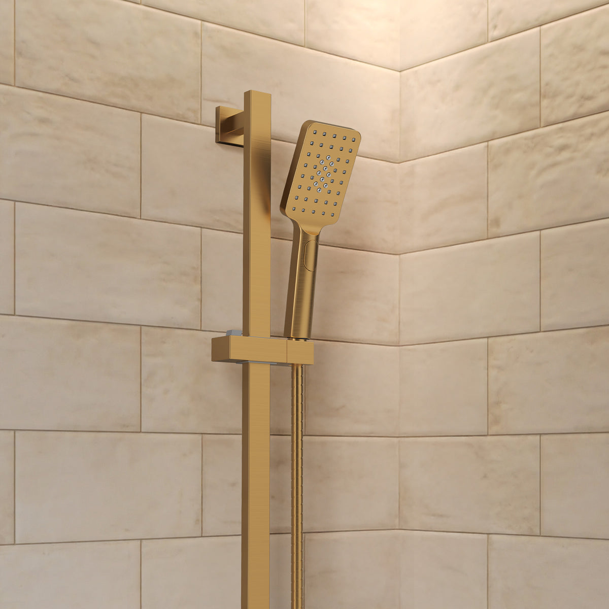 Wall-Mounted Shower Handheld with Three Spray Modes
