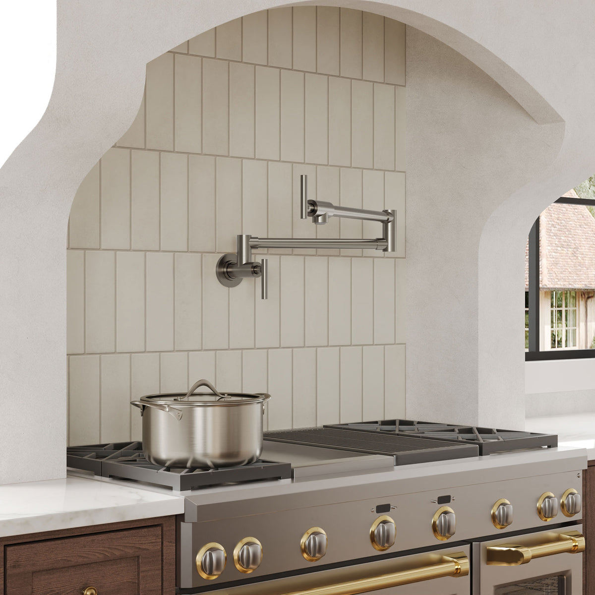 Two-Handle Wall-Mount Pot Filler