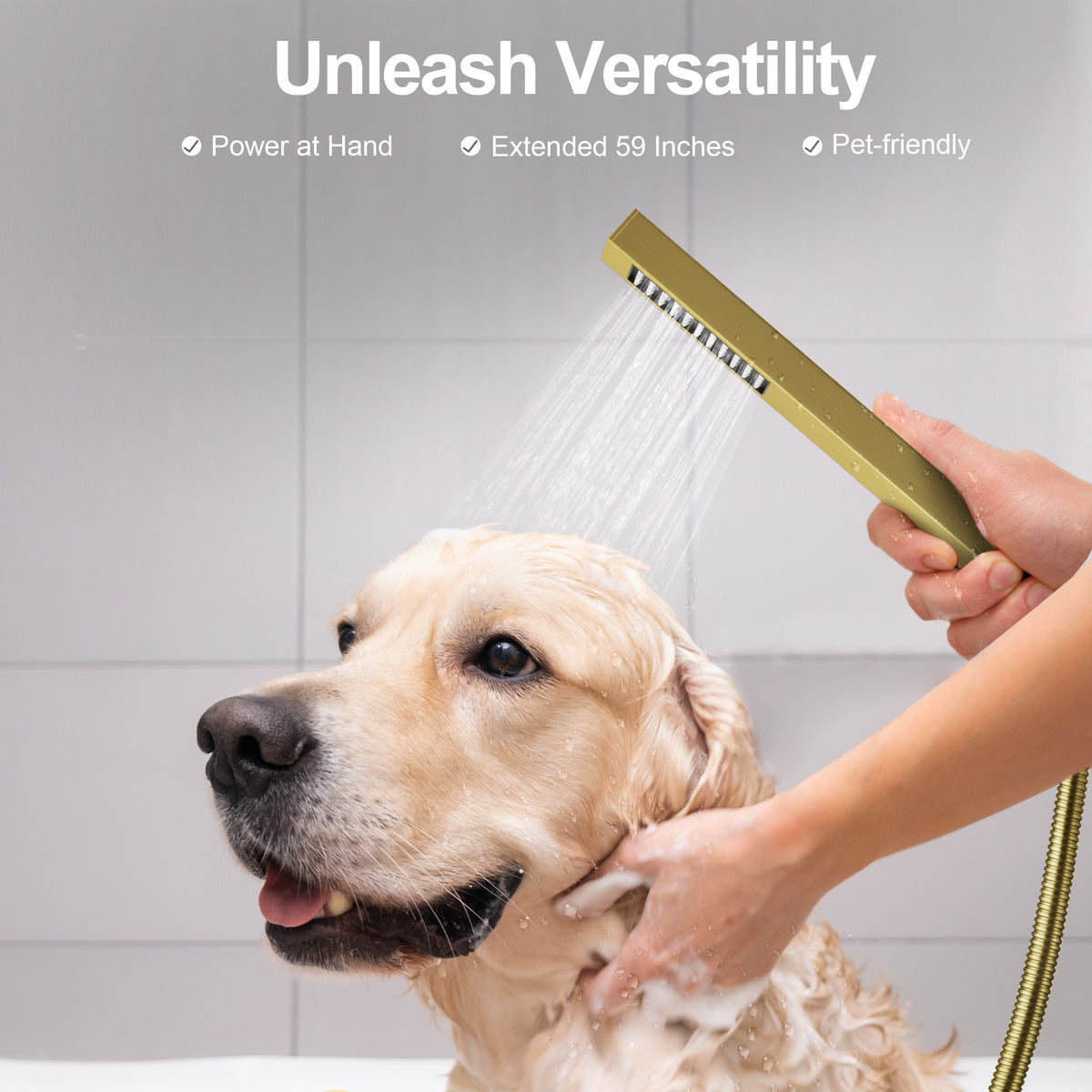 Wall-Mounted Thermostatic Dual Shower System with Handheld Spray