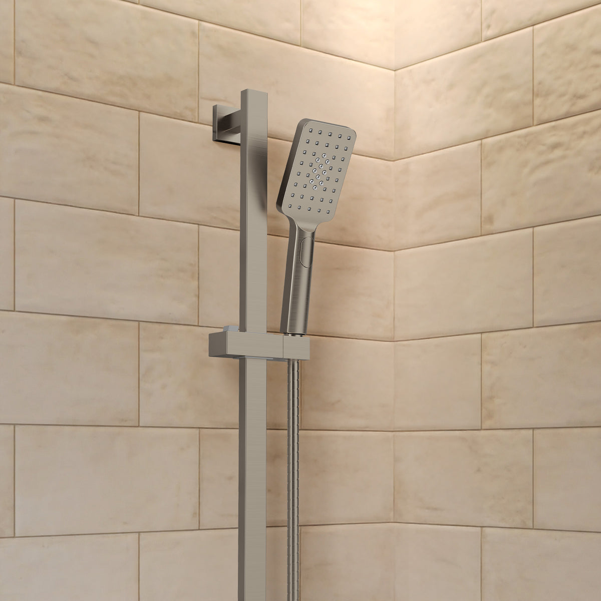 Wall-Mounted Shower Handheld with Three Spray Modes