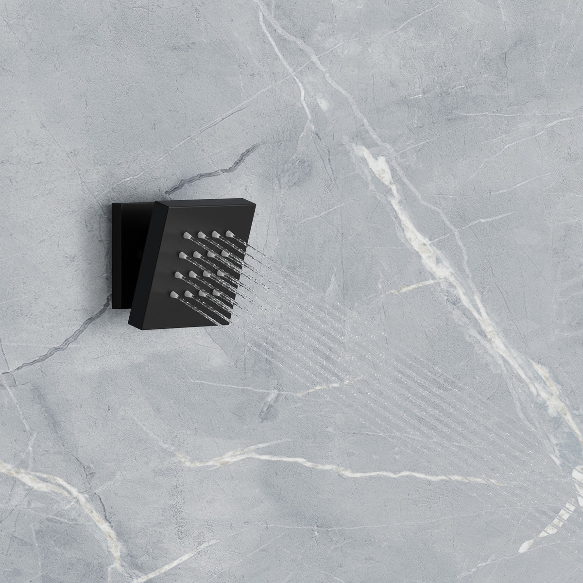 Adjustable Square Shower Body Spray with Targeted Water Flow