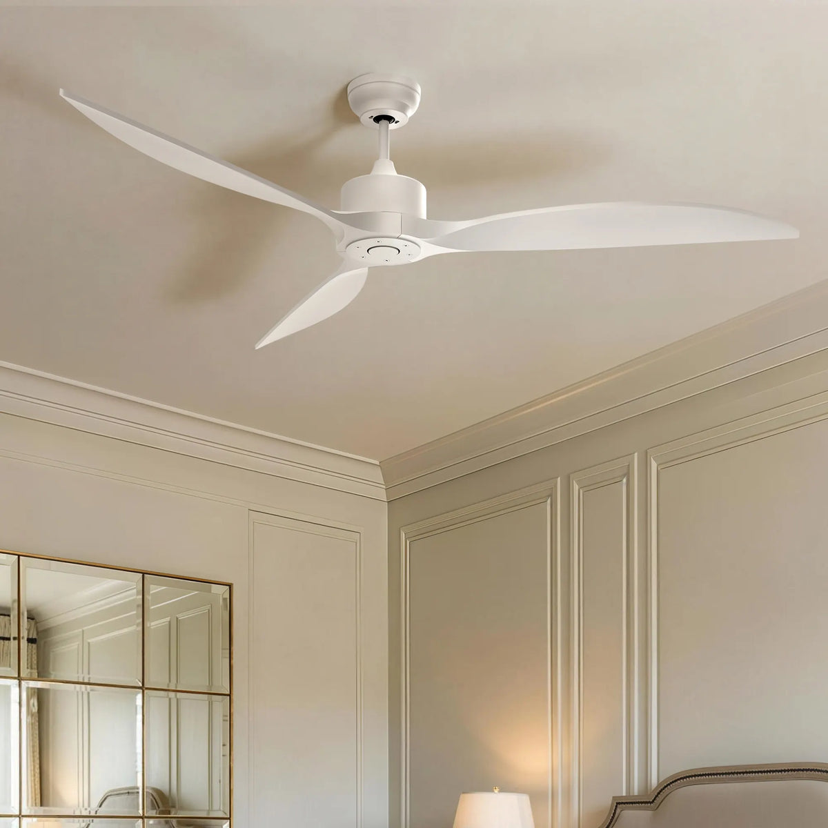 65-Inch Downrod Mount 3-Blade Ceiling Fan without Light