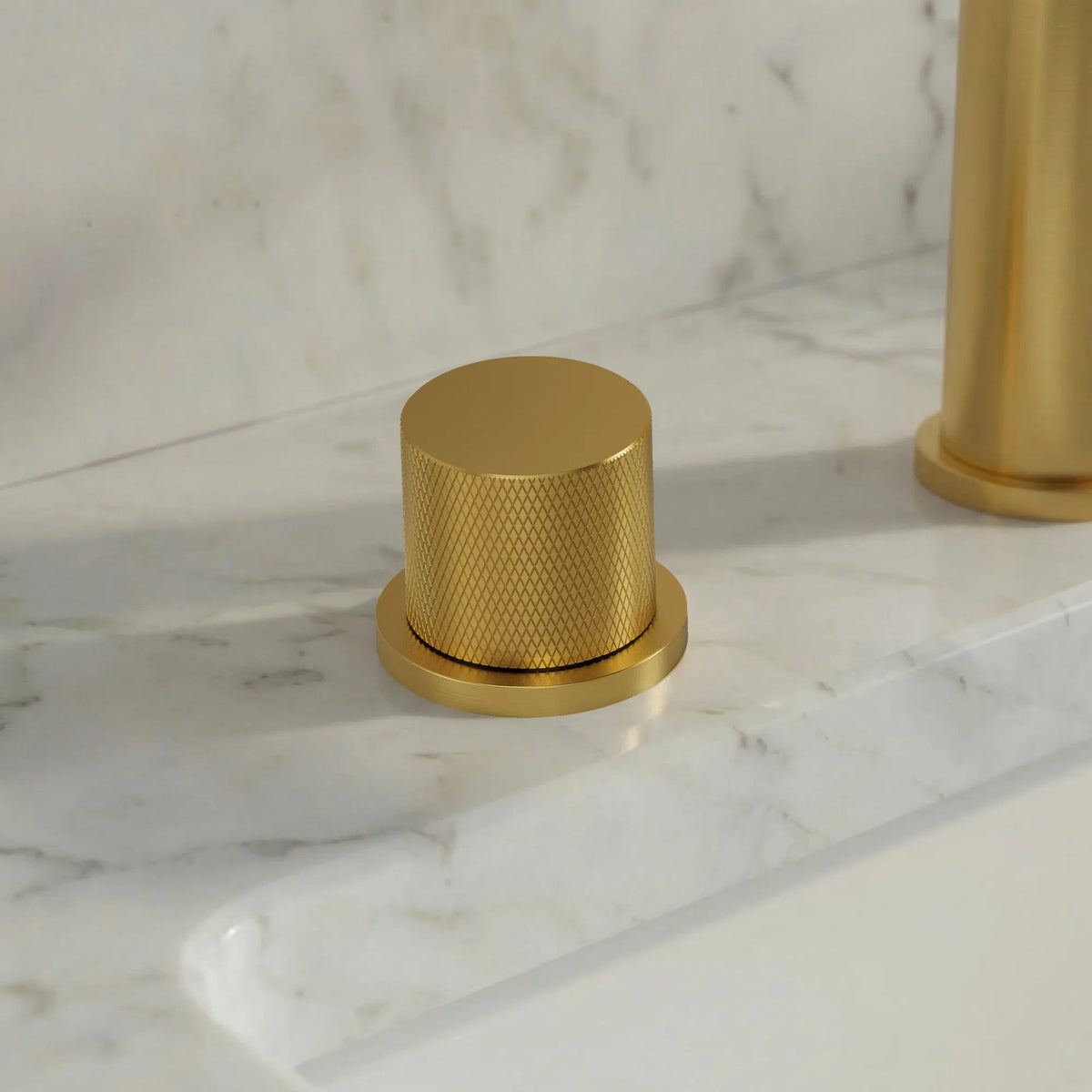 Two-Handle Mid Arc Widespread Bathroom Sink Faucet With Pop-Up Drain