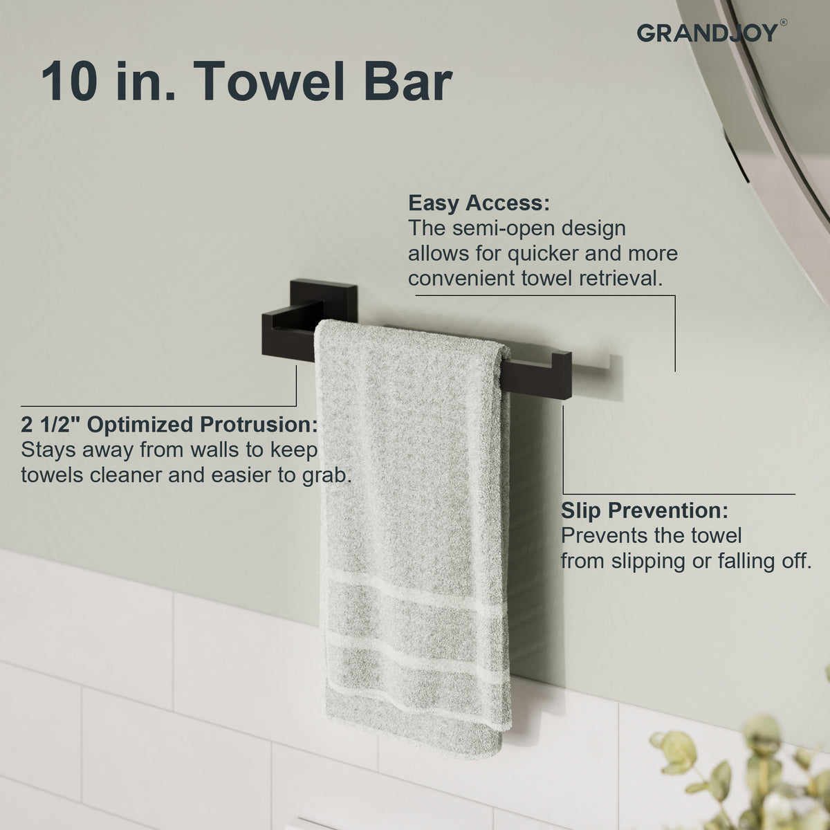 Four-Piece Wall-Mounted 304 Stainless Steel Bathroom Hardware Set