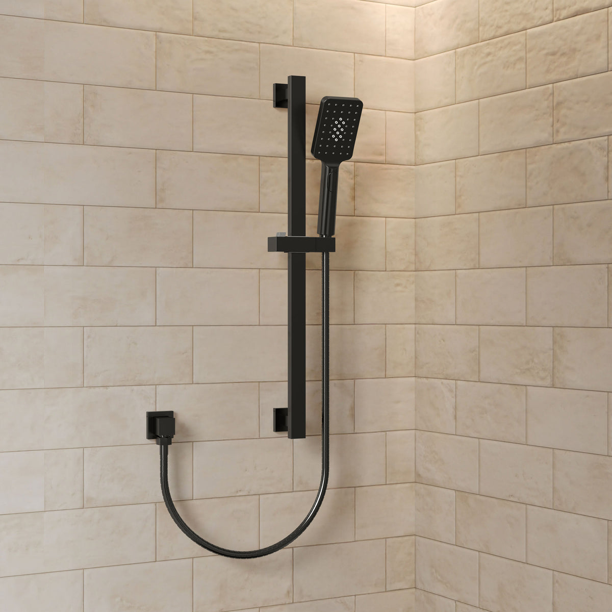 Wall-Mounted Shower Handheld with Three Spray Modes