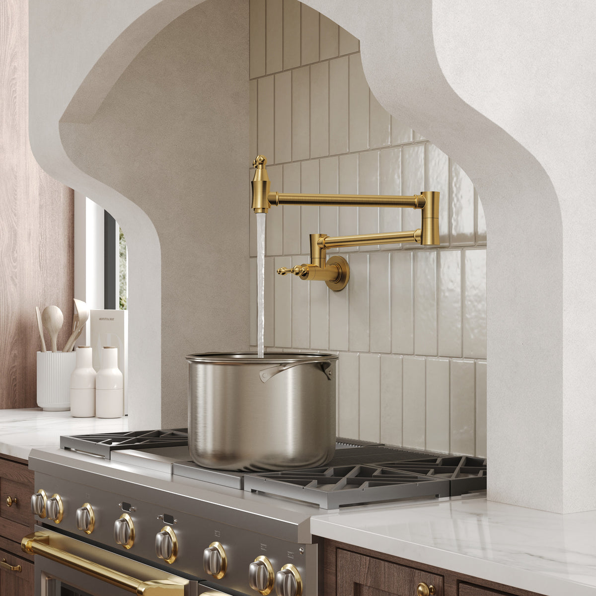 Two-Handle Wall-Mount Pot Filler