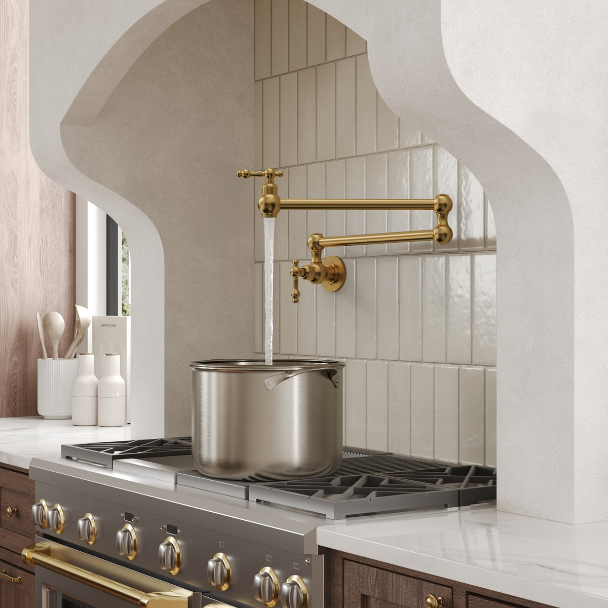 Two-Handle Wall-Mount Pot Filler