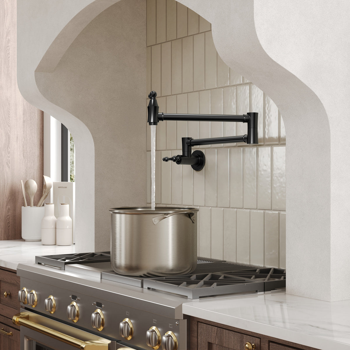 Two-Handle Wall-Mount Pot Filler
