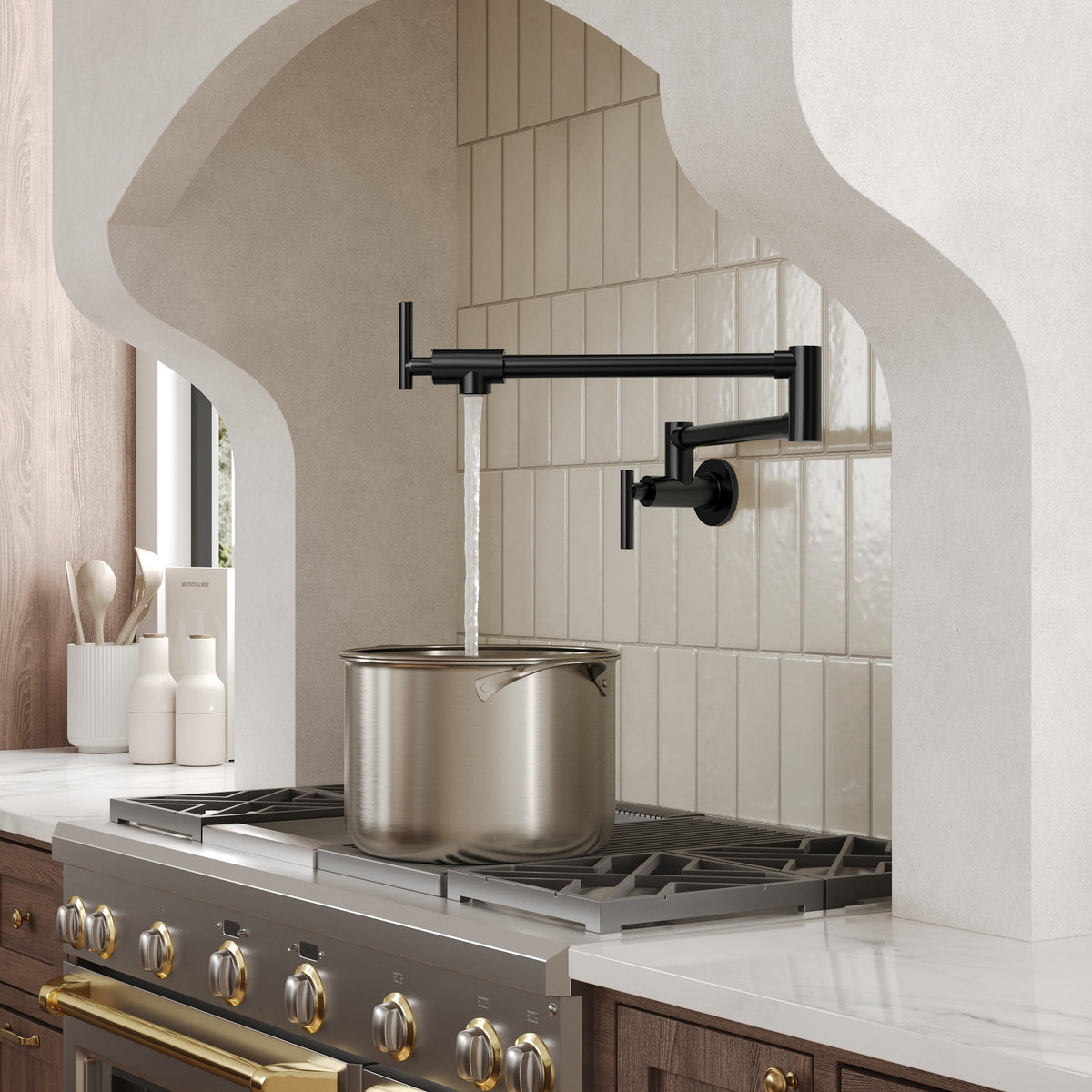 Two-Handle Wall-Mount Pot Filler