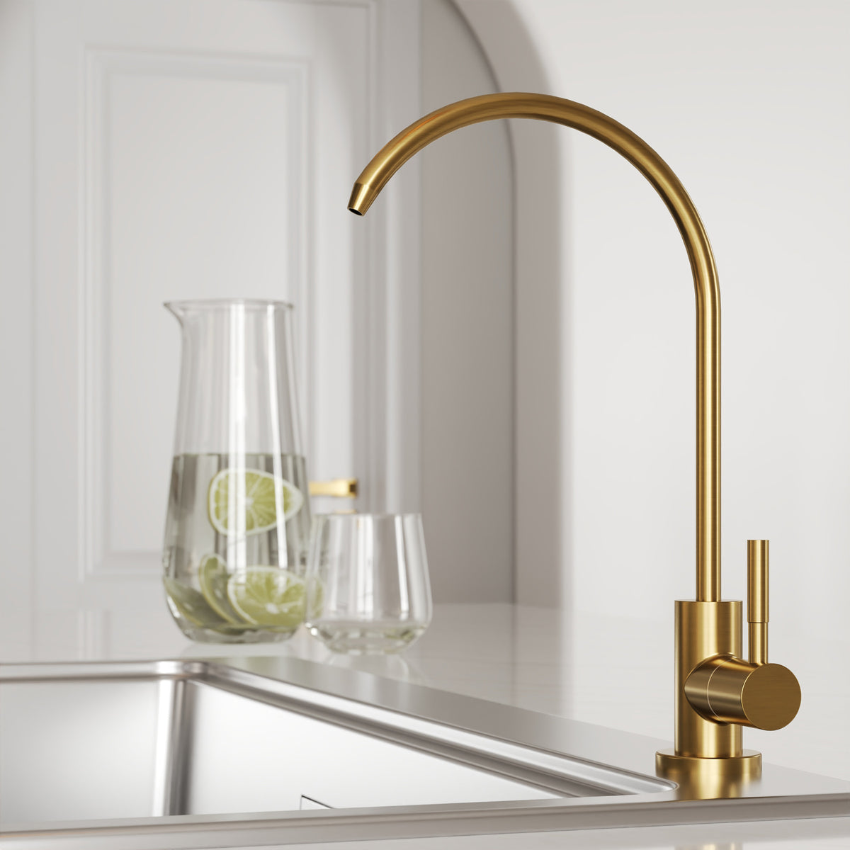Single-Handle Beverage Kitchen Faucet
