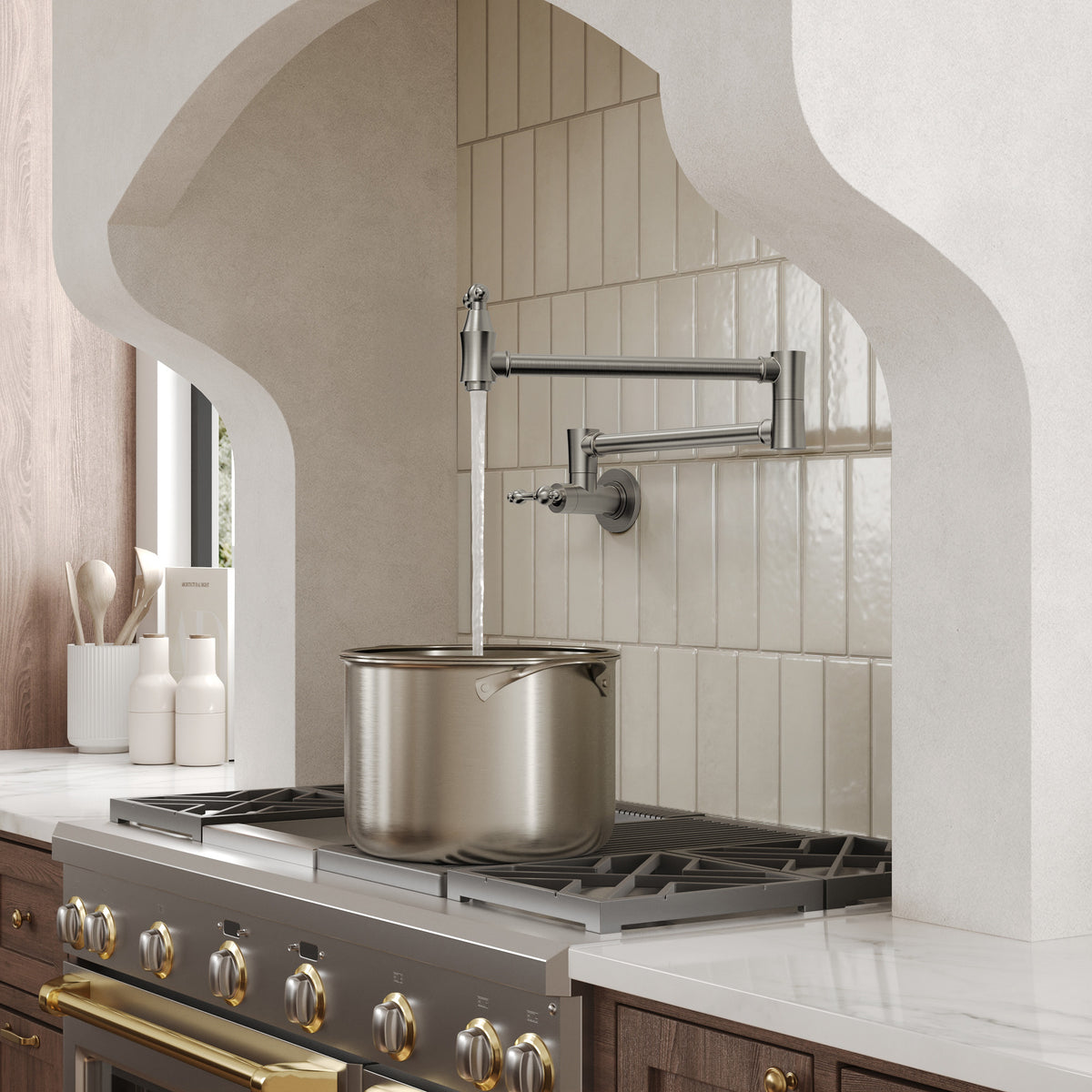 Two-Handle Wall-Mount Pot Filler