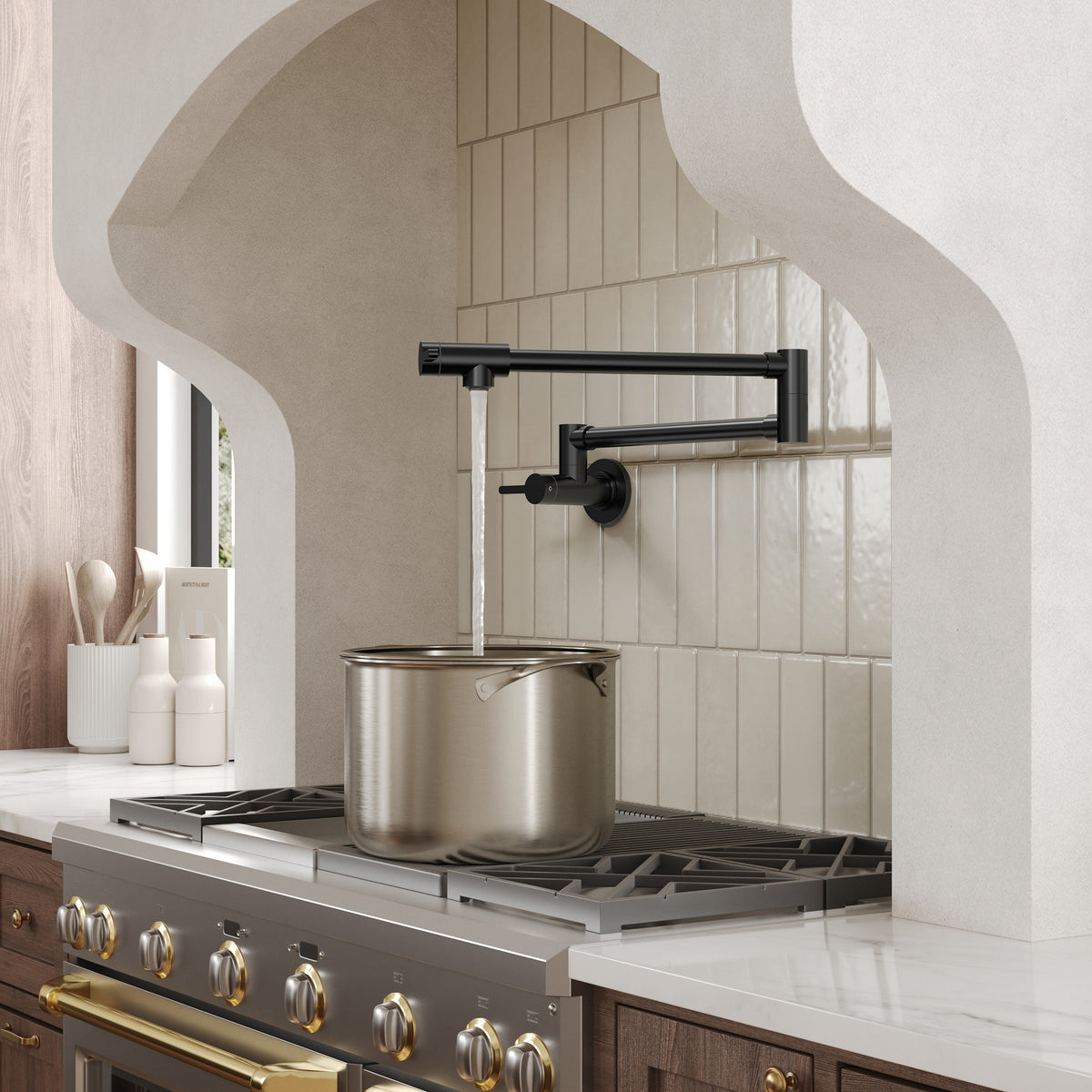 Two-Handle Wall-Mount Pot Filler