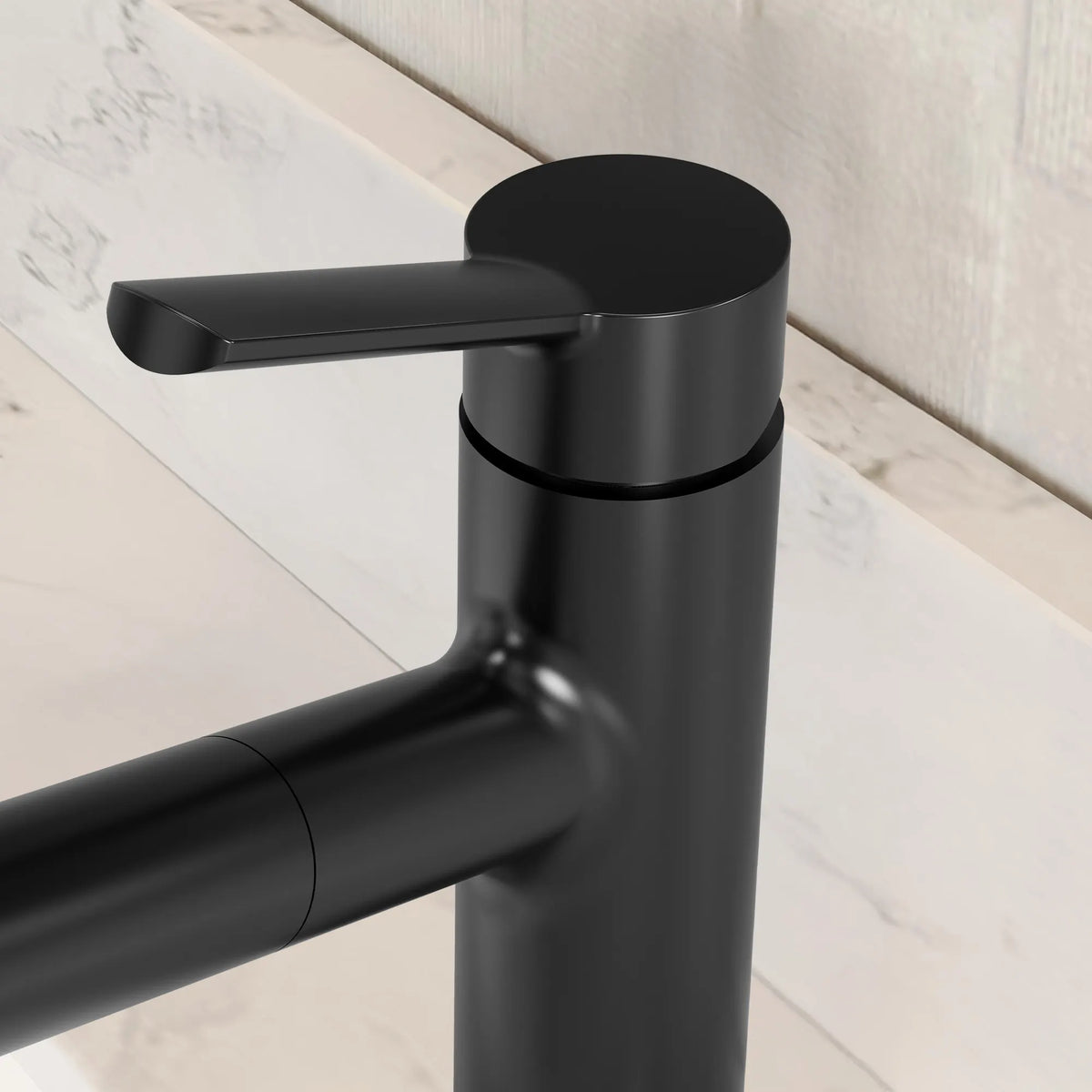 Single-Handle Pull-Out Bathroom Sink Faucet With Dual Spray Modes And Pop-Up Drain