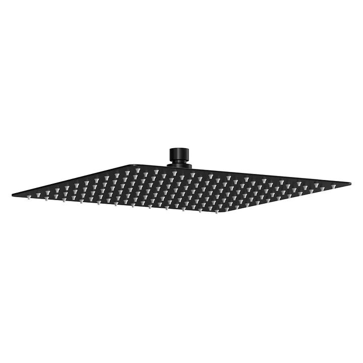 12-Inch Adjustable Square Rain Shower Head with Single-Spray Coverage