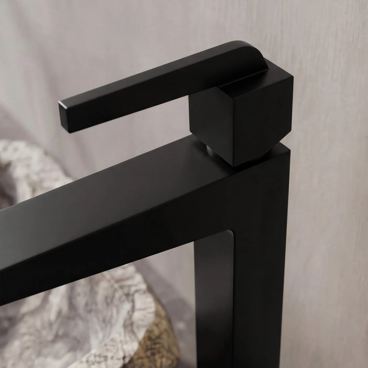 Single-Handle Vessel Bathroom Sink Faucet With Pop-Up Drain