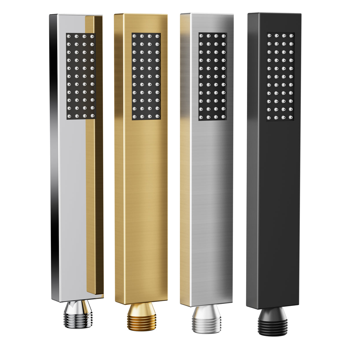 Single-Spray Handheld Shower Head for Consistent Rainfall Rinsing