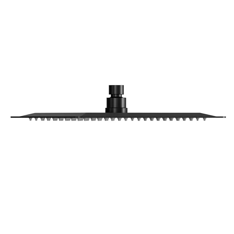 10-Inch Adjustable Square Rain Shower Head with Single-Spray Coverage