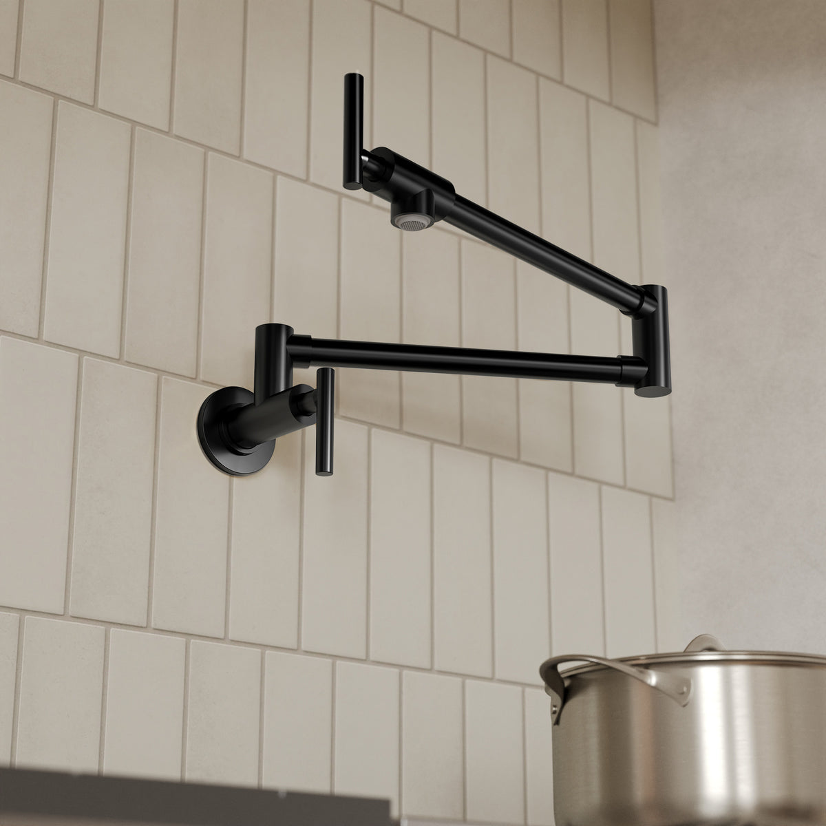Two-Handle Wall-Mount Pot Filler