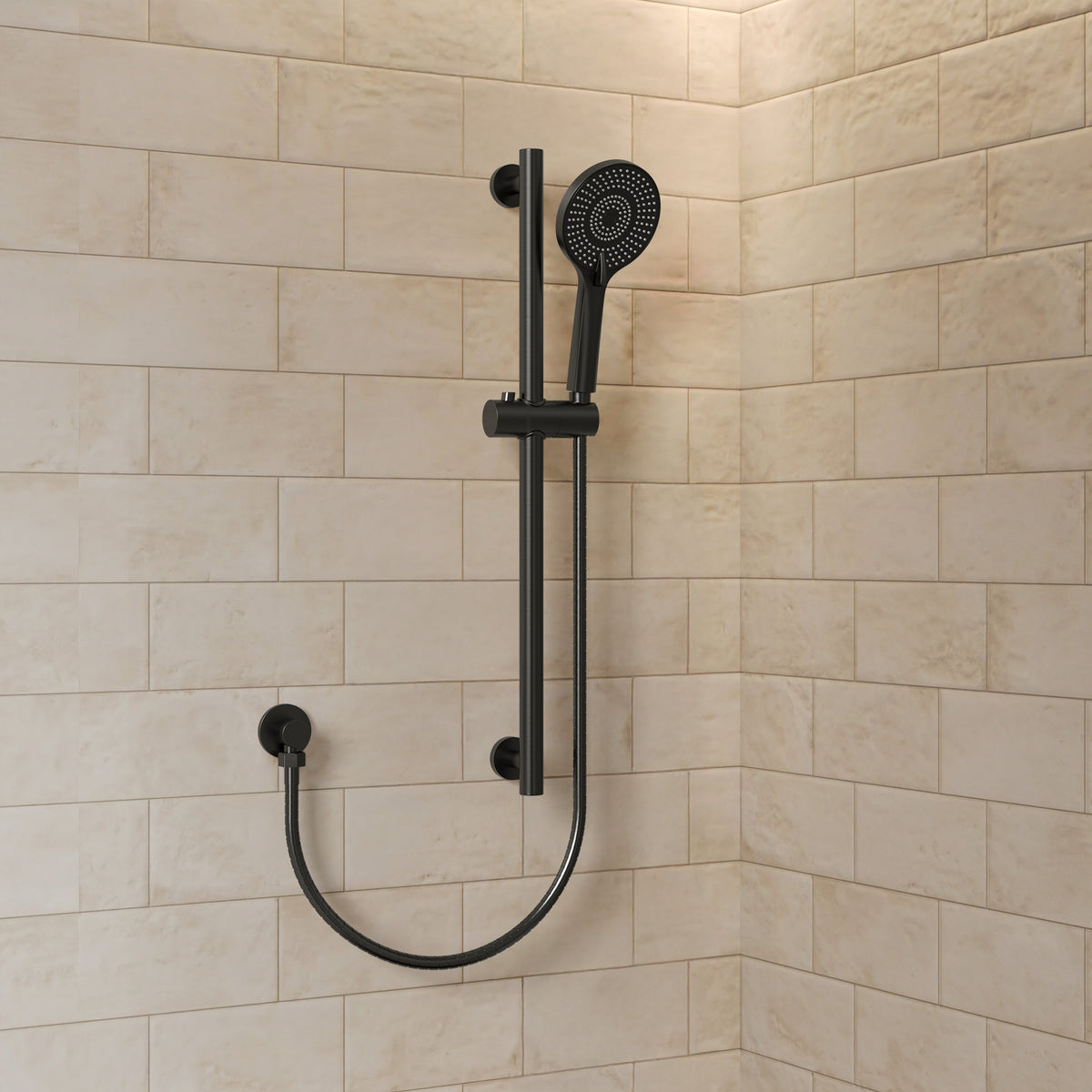 Wall-Mounted Shower Handheld with Adjustable Slide Bar