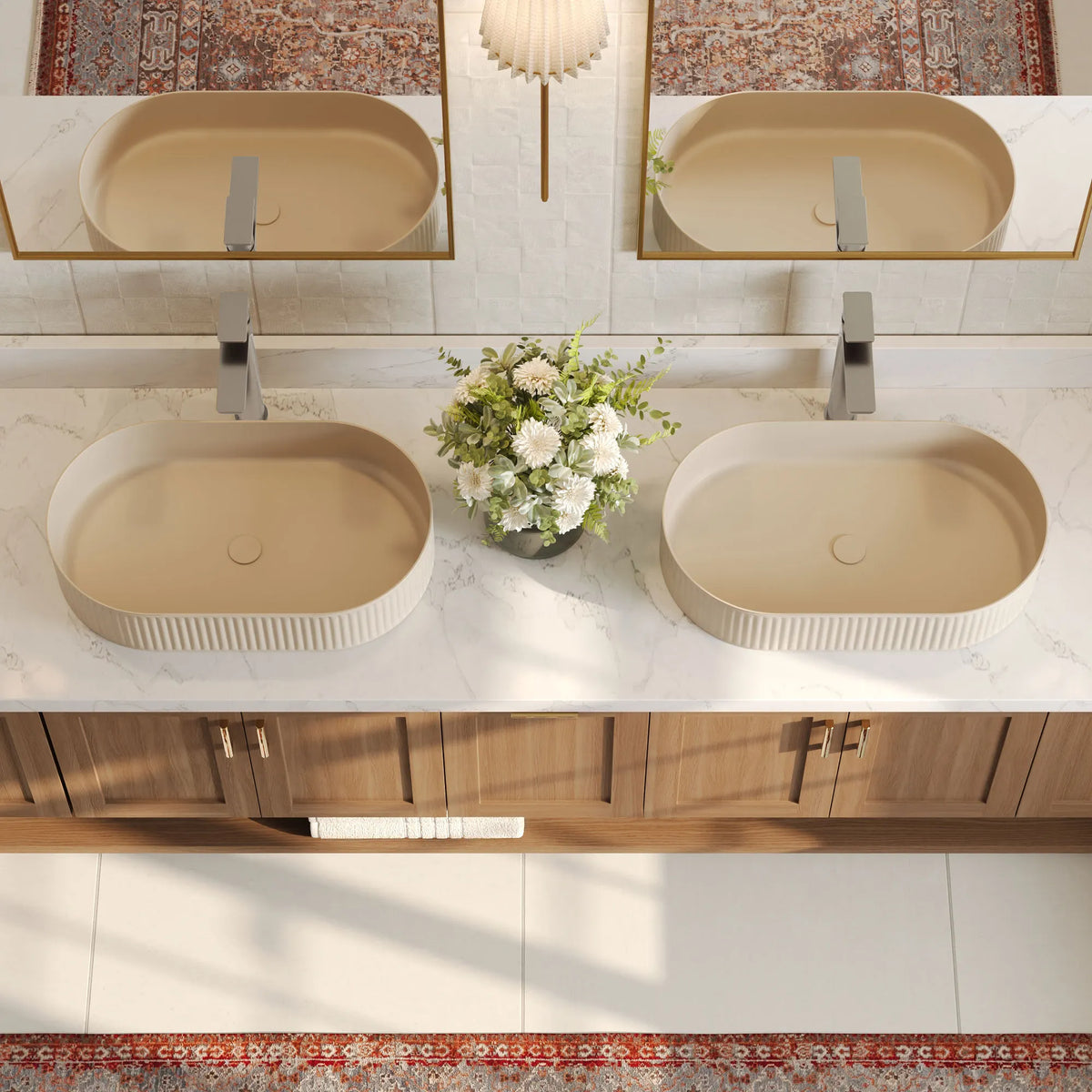 Single-Handle Vessel Bathroom Sink Faucet With Pop-Up Drain
