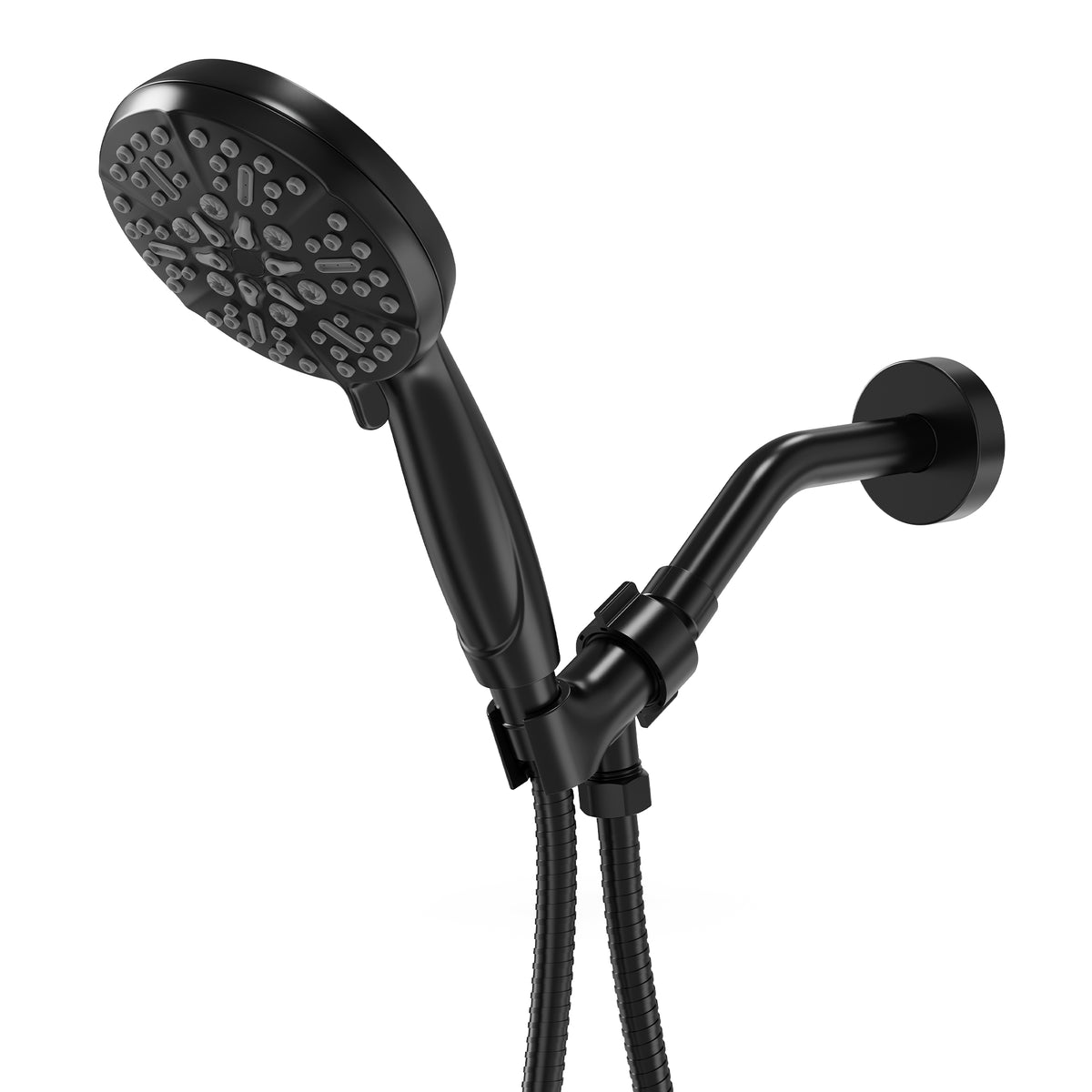 Wall-Mounted Shower Handheld with Five Spray Modes