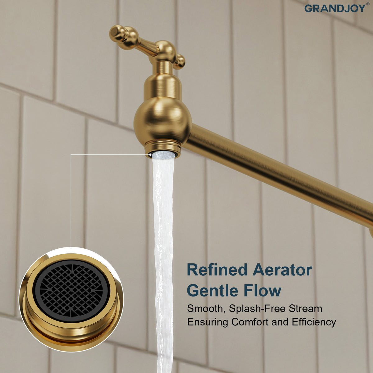 Two-Handle Wall-Mount Pot Filler