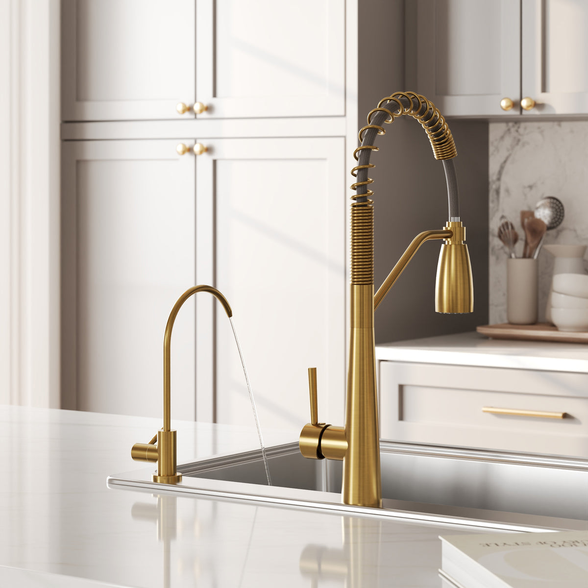 Single-Handle Beverage Kitchen Faucet