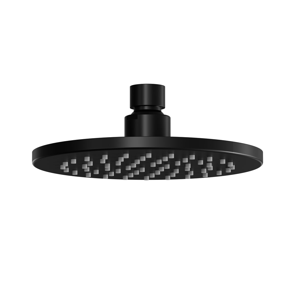 6-Inch Adjustable Rain Shower Head with Single-Spray Coverage