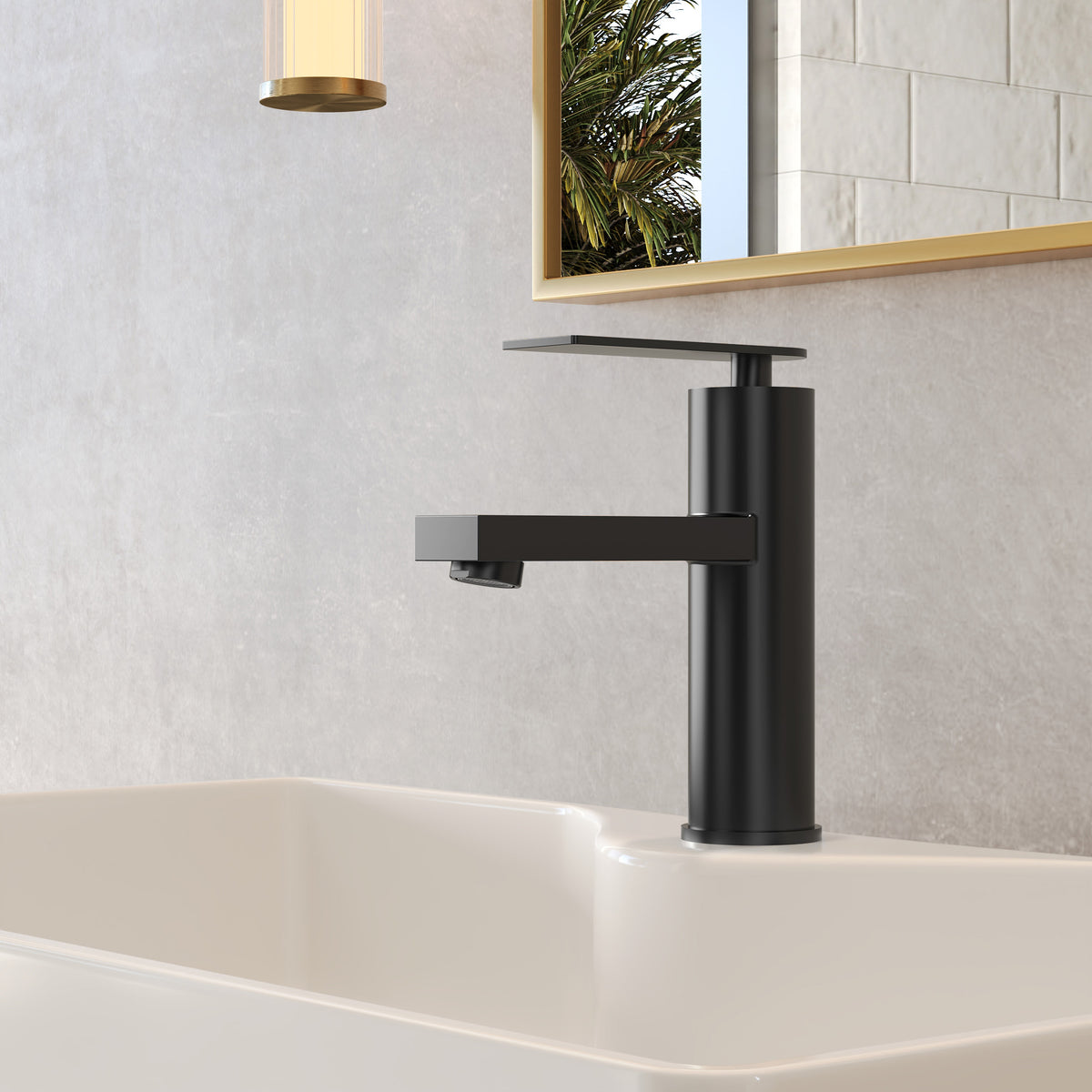 Single-Hole Bathroom Sink Faucet With Pop-Up Drain