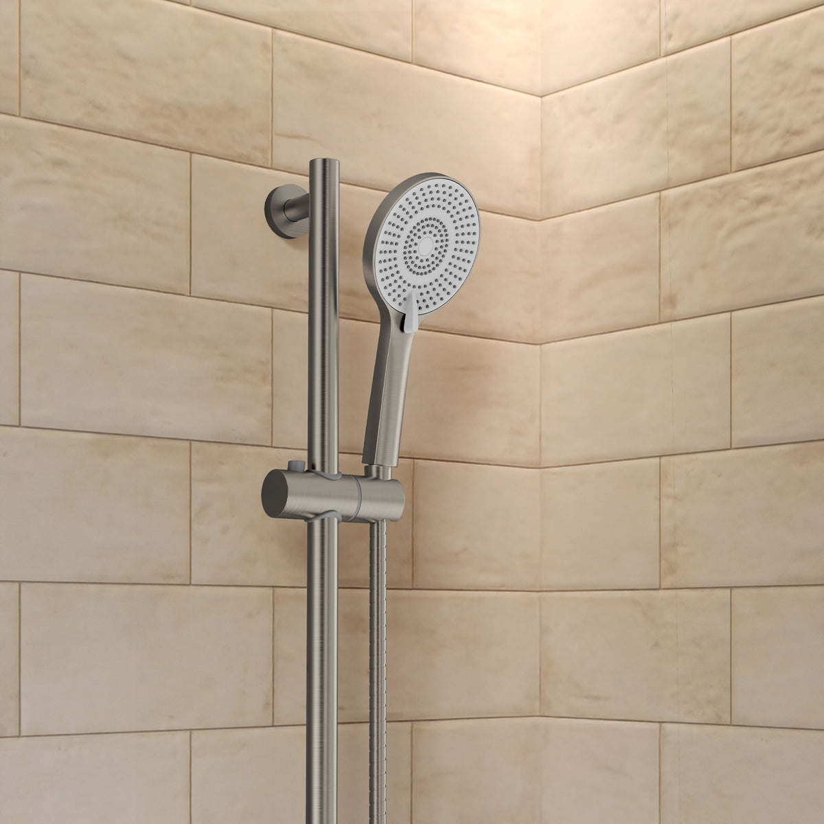 Wall-Mounted Shower Handheld with Adjustable Slide Bar