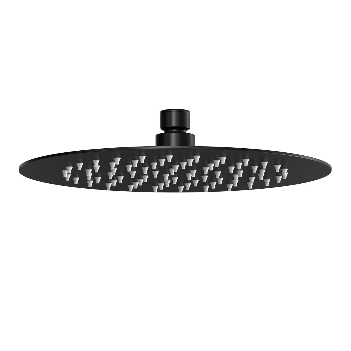 10-Inch Adjustable Rain Shower Head with Single-Spray Coverage