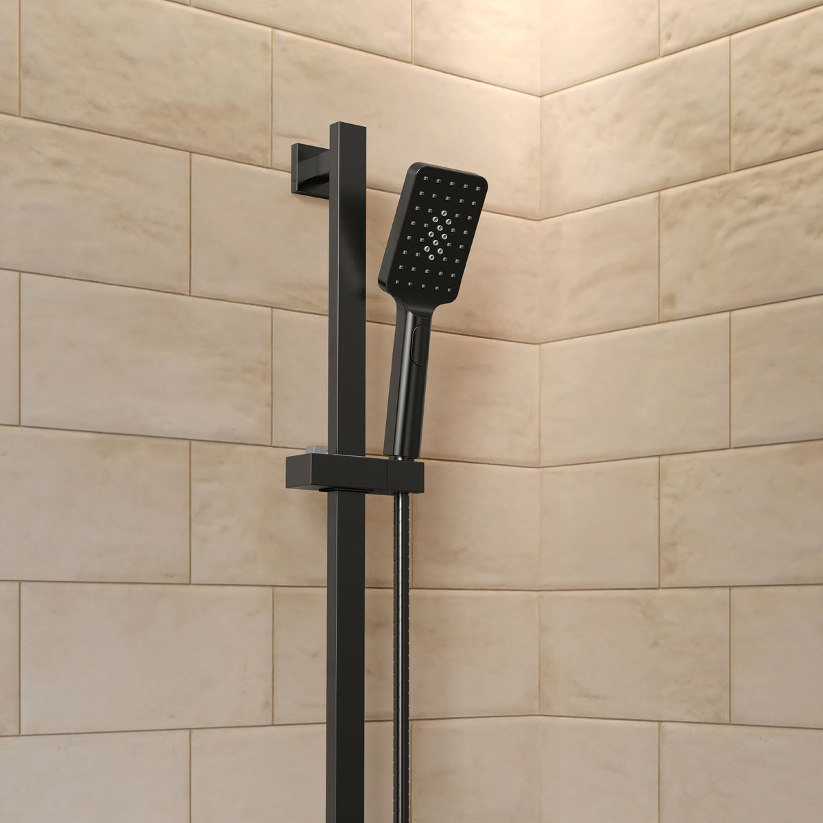Wall-Mounted Shower Handheld with Three Spray Modes