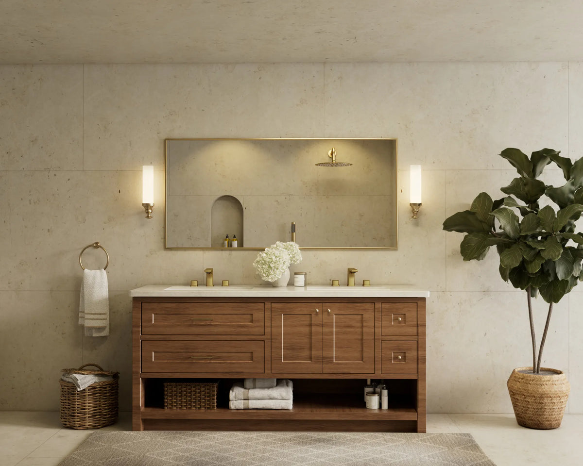 Two-Handle Low Arc Widespread Bathroom Sink Faucet With Pop-Up Drain