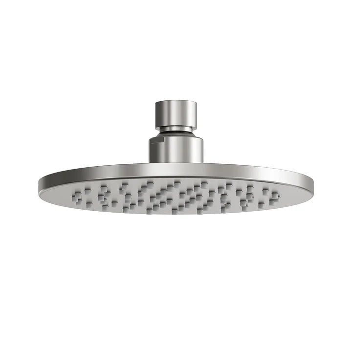 6-Inch Adjustable Rain Shower Head with Single-Spray Coverage