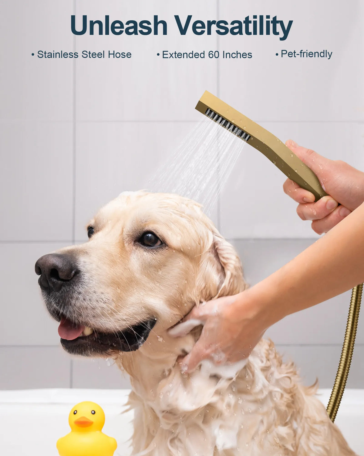 Ceiling-Mounted Multi-Spray Shower System with Secondary Wall Head