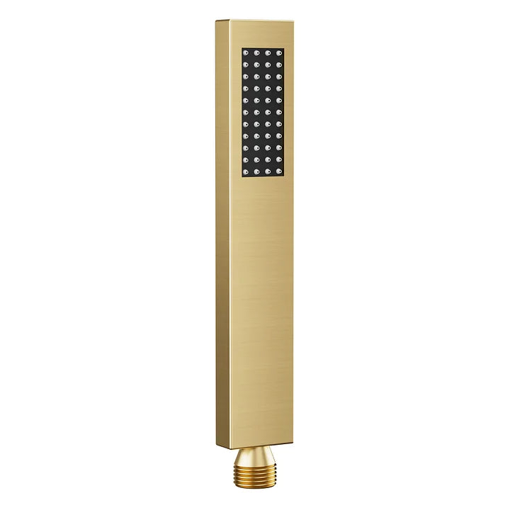 Single-Spray Handheld Shower Head for Consistent Rainfall Rinsing