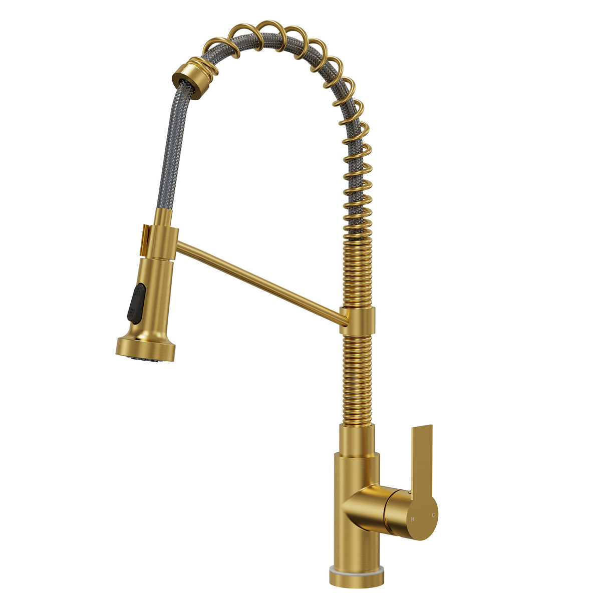Single-Handle Pre-Rinse Spring Pull-Down Kitchen Faucet
