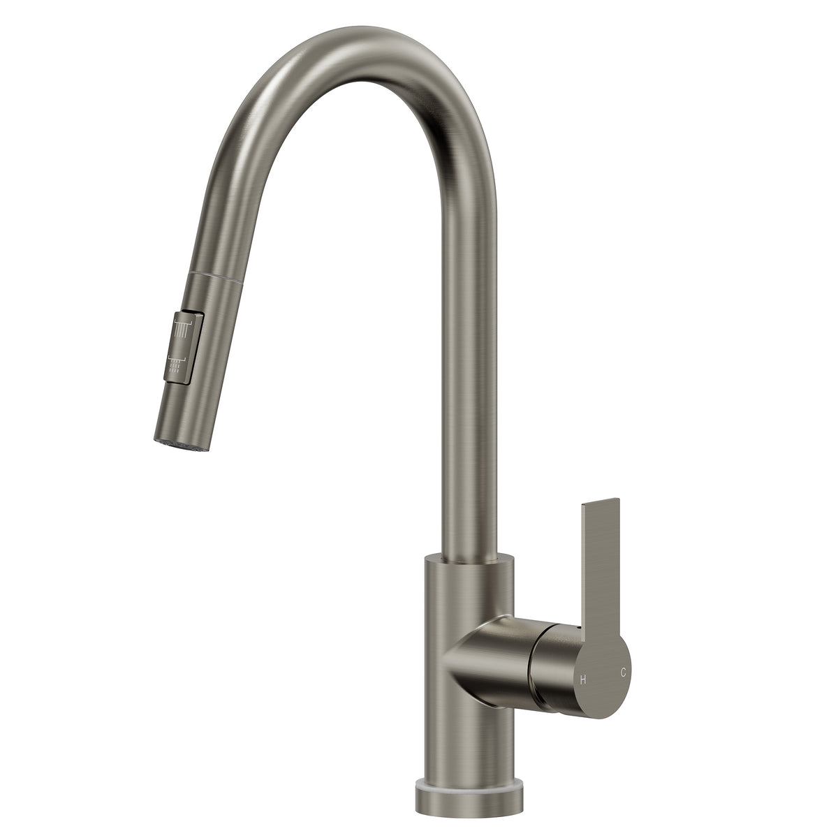 Single-Handle Pull-Down Kitchen Faucet With Dual Spray Modes