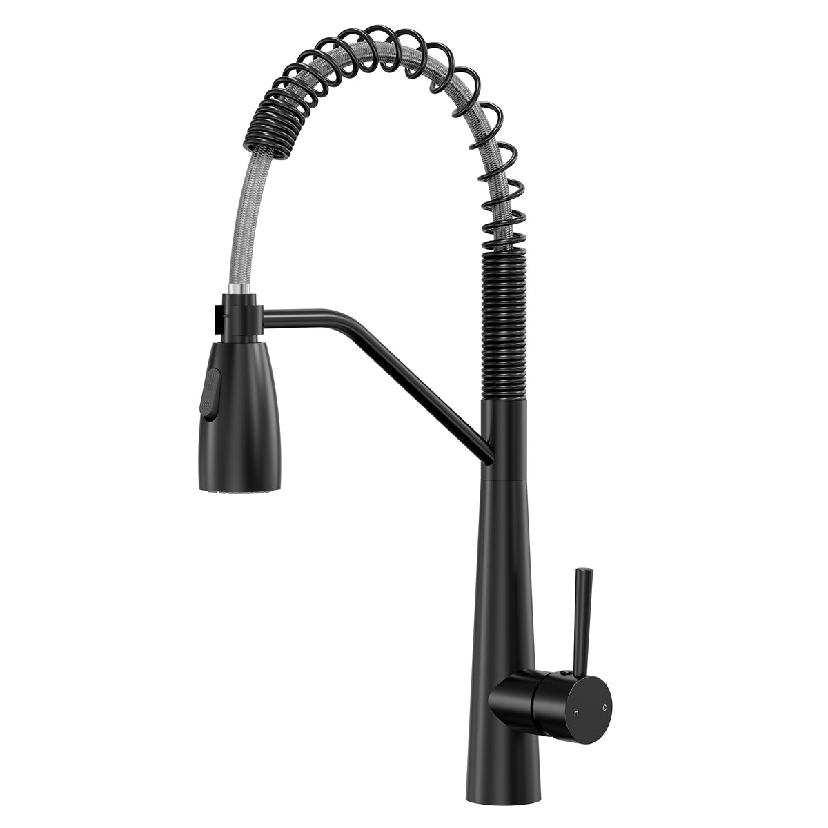 Single-Handle Pre-Rinse Spring Pull-Down Kitchen Faucet