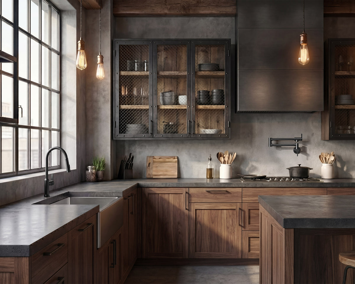 Single-Handle Pull-Down Kitchen Faucet With Dual Spray Modes