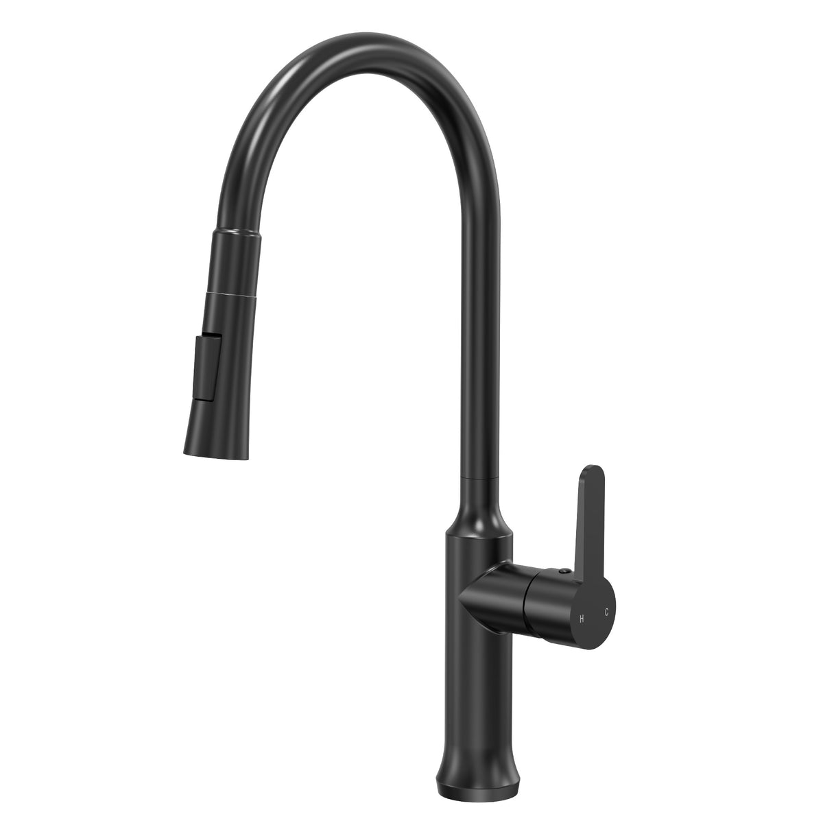 Single-Handle Pull-Down Kitchen Faucet With Dual Spray Modes