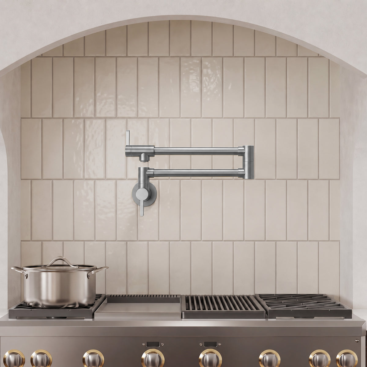 Two-Handle Wall-Mount Pot Filler