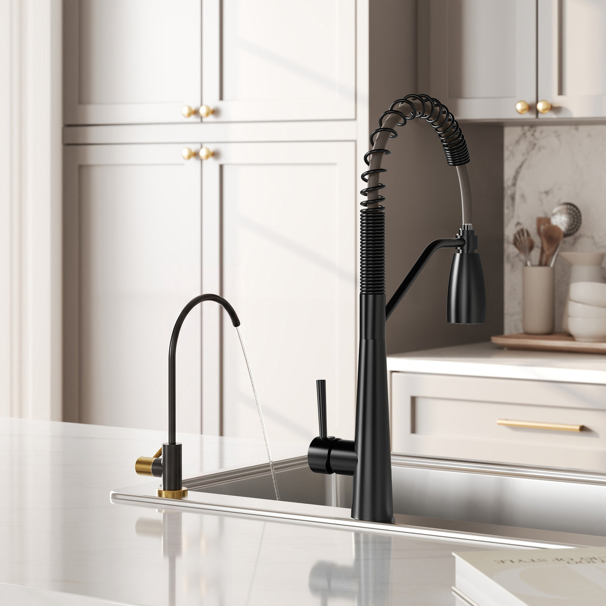 Single-Handle Beverage Kitchen Faucet