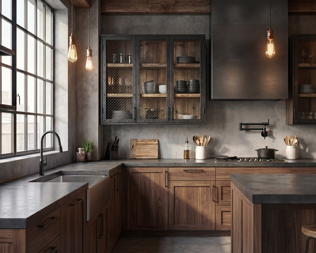 Single-Handle Pull-Down Kitchen Faucet With Dual Spray Modes