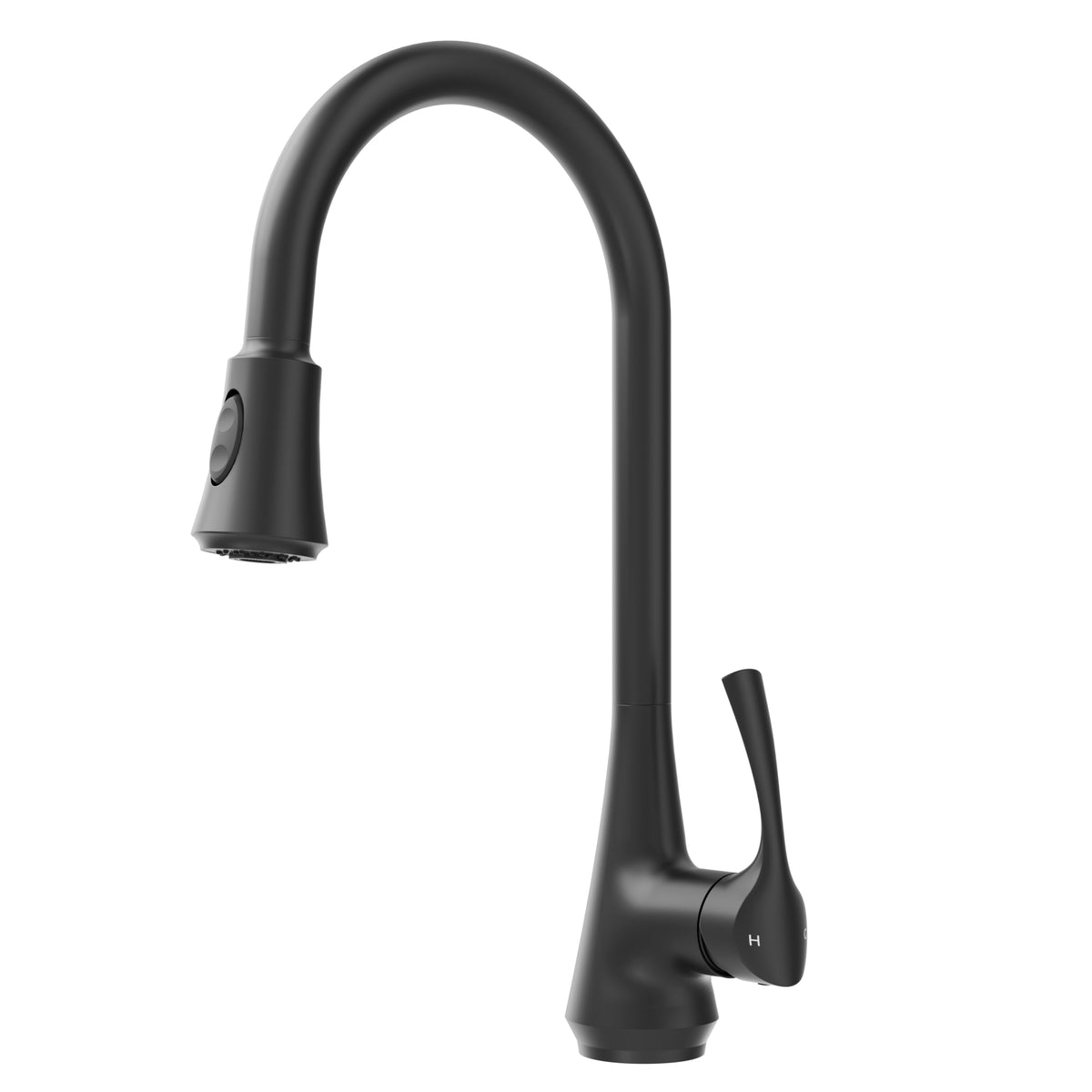 Single-Handle Pull-Down Kitchen Faucet With Dual Spray Modes